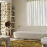 Curtains and rugs