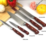 Knives (chef, paring, bread)